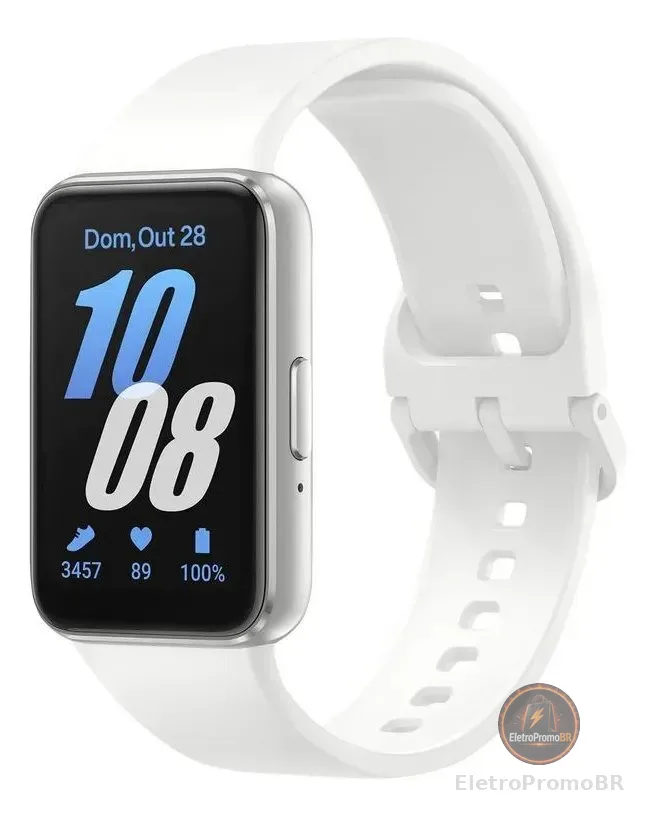Smartband Samsung Galaxy Fit3 Prata Prata