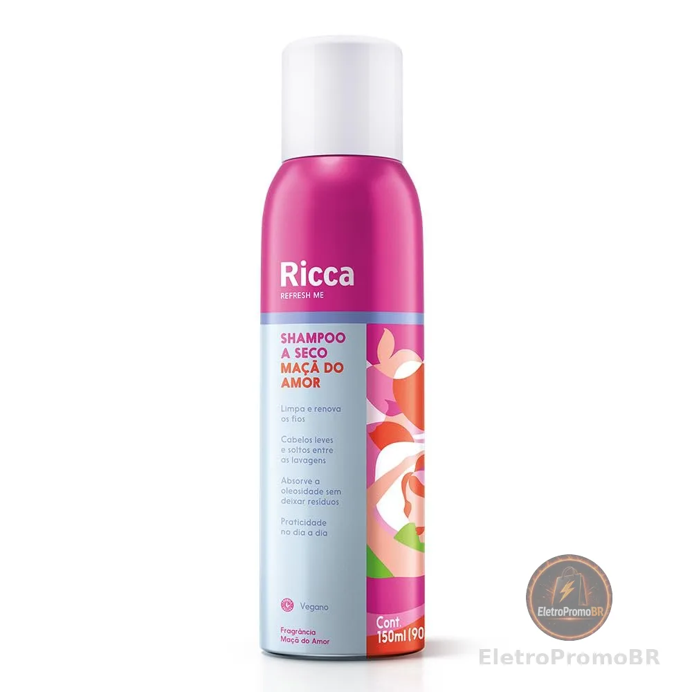 Ricca Shampoo A Seco Maçã do Amor 150ml