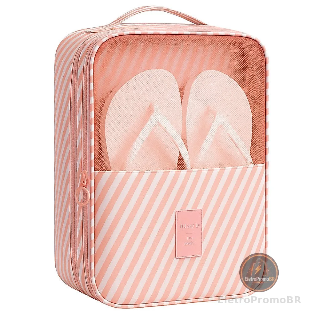 Bolsa Transporte Calçados Sapatos Chinelos Mala Viagens Flexivel Multifuncional Passeio Esportes