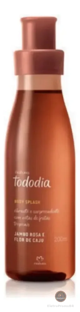 Body Splash Natura Tododia Jambo Rosa E Flor De Caju 200ml