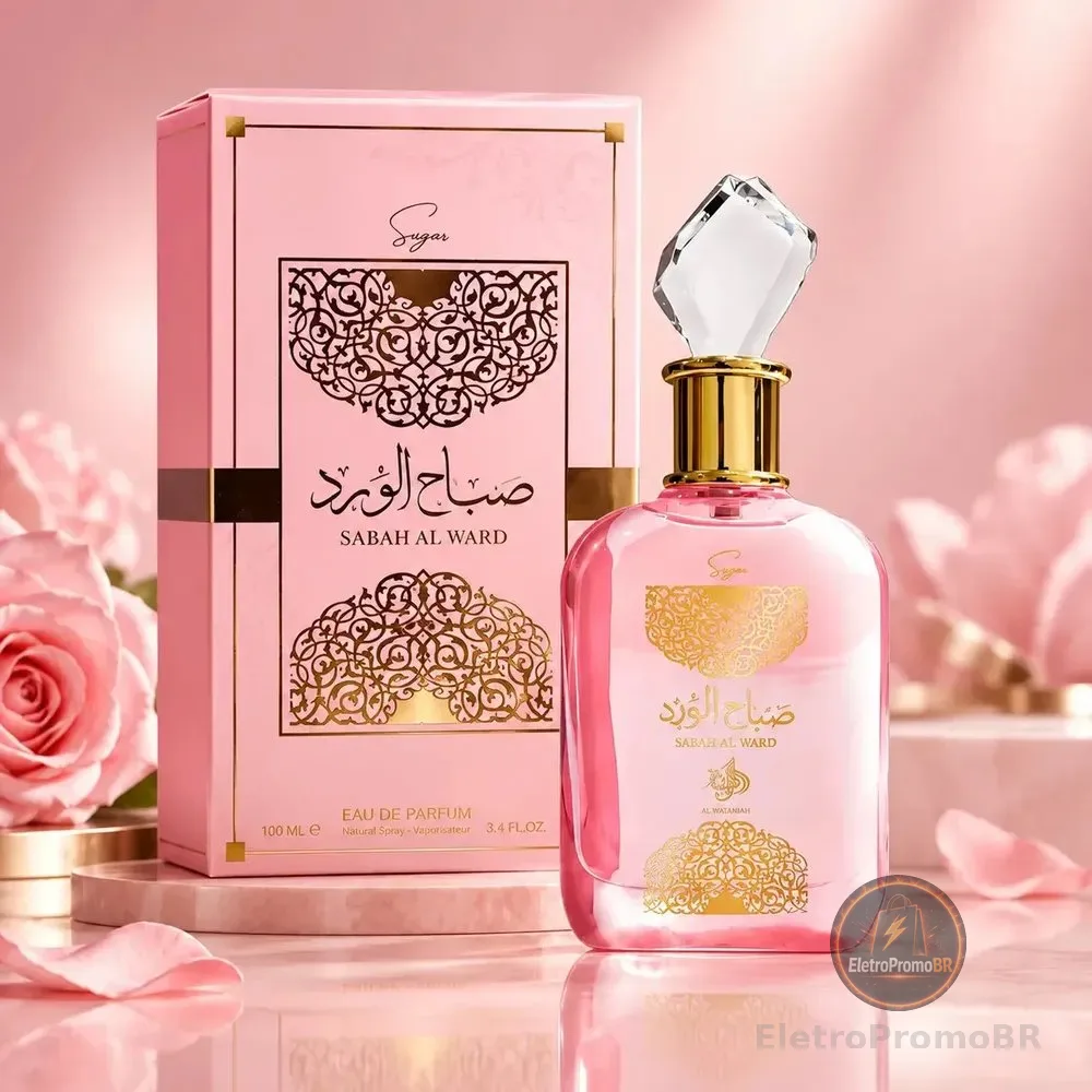 Perfume Árabe Sabah Al Ward Sugar Eau De Parfum 100 Ml