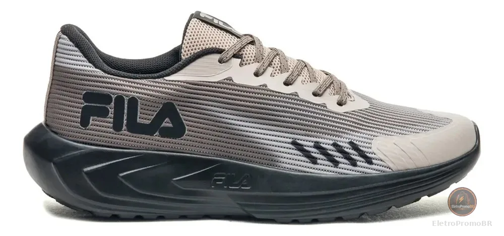 Tenis Fila Sprint Leve Masculino Esportivo Academia Treino Oliva/castanho Claro Mesh 40 40