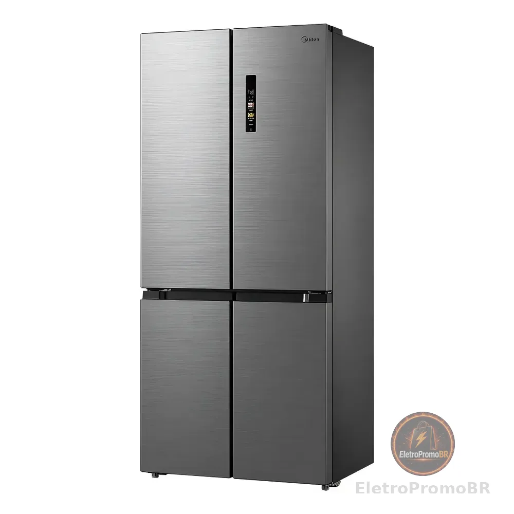 Geladeira Midea French Door Frost Free Md-rf691fgd463 474l Inox Bivolt