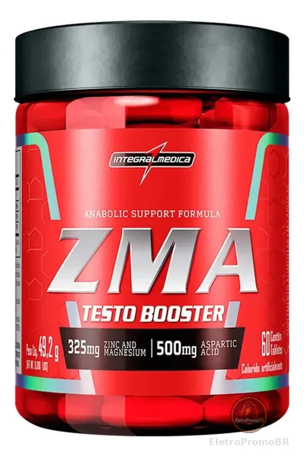 Multivitamínico ZMA 60 cápsulas - Zinco, Magnésio e Vitamina B6 - Equilíbrio e Imunidade - Integralmedica