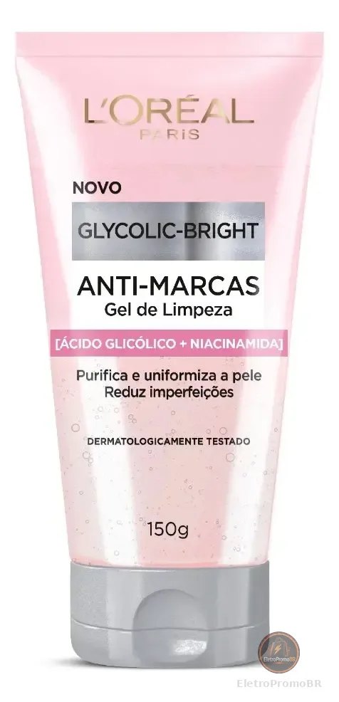 Gel De Limpeza Anti-marcas Glycolic-bright Loréal Paris 150g