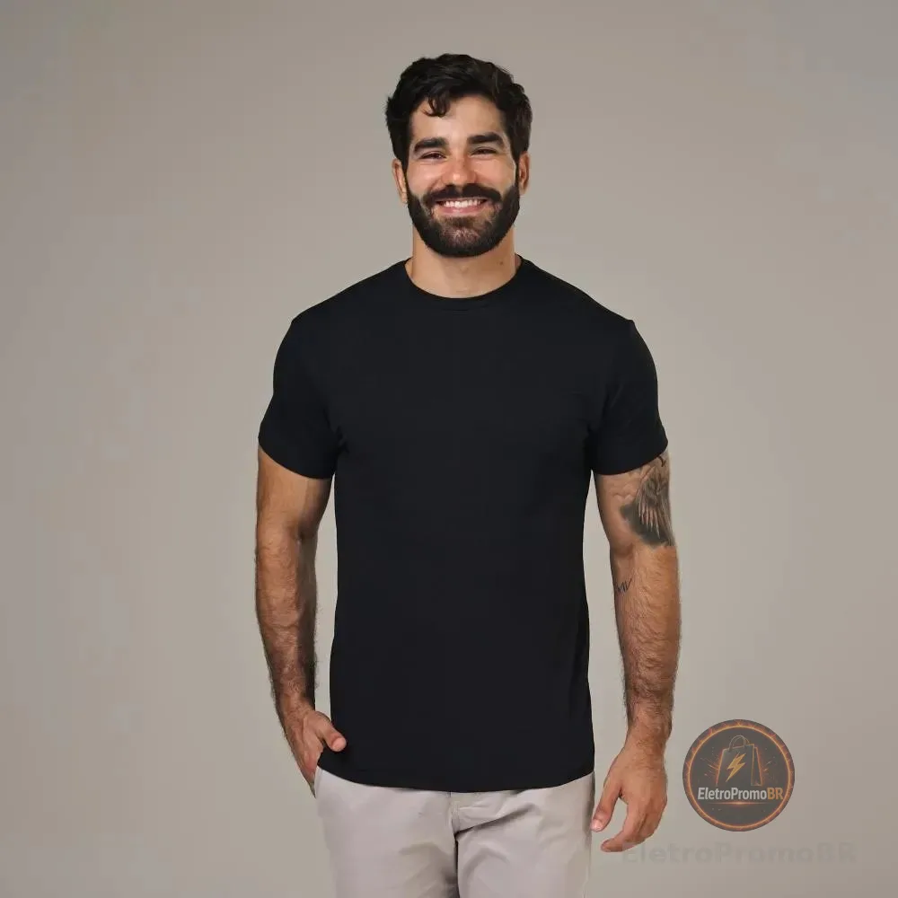 Camiseta Tech T-shirt Lupus Back Alpha Preto Xxg