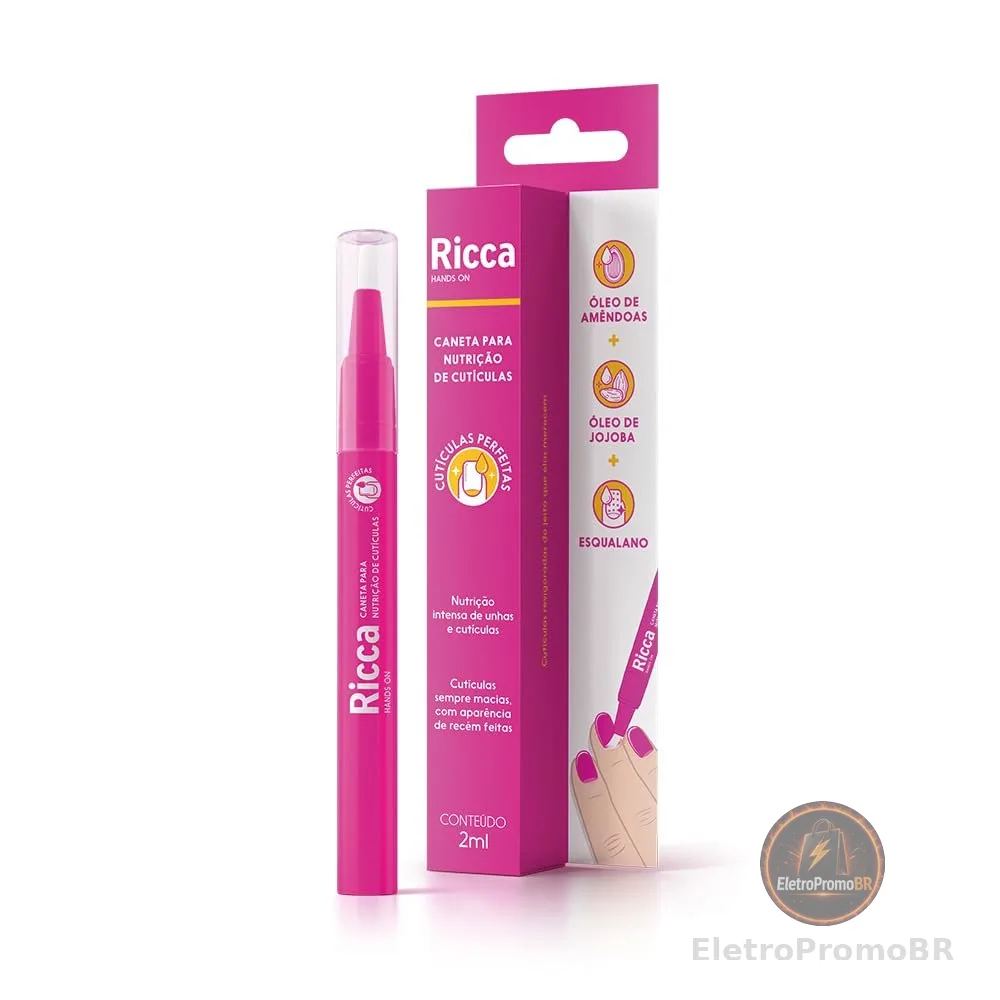 Ricca Caneta para Nutrição de Cutículas, 2ml