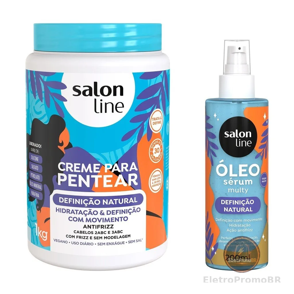 Kit Creme para Pentear + Óleo Definição Natural