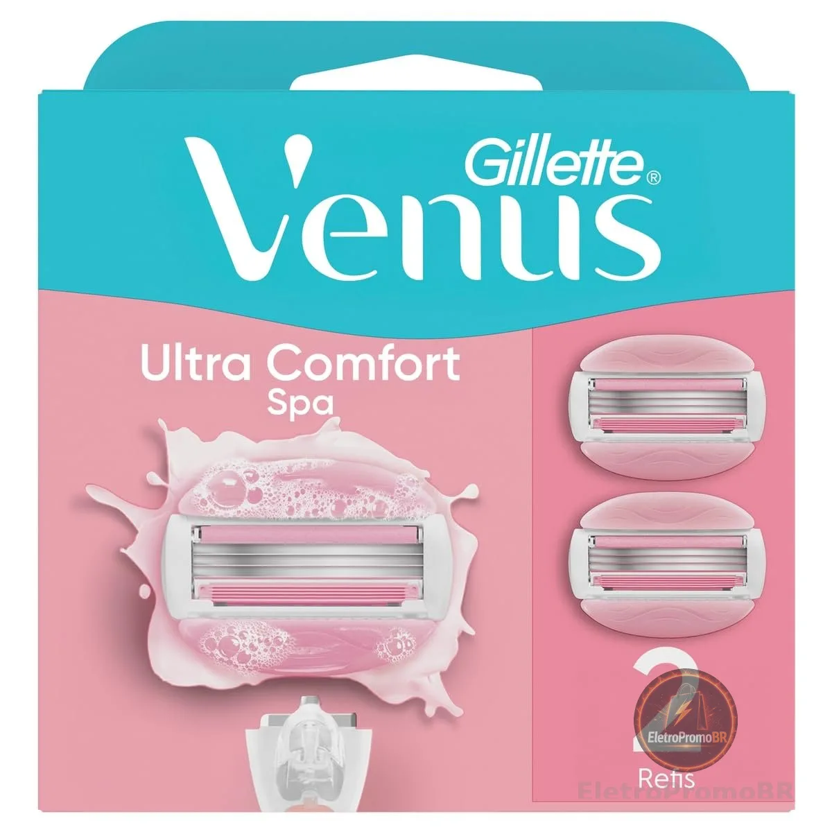 Gillette Venus Ultra Comfort Spa Carga para Aparelho 2 Unidades