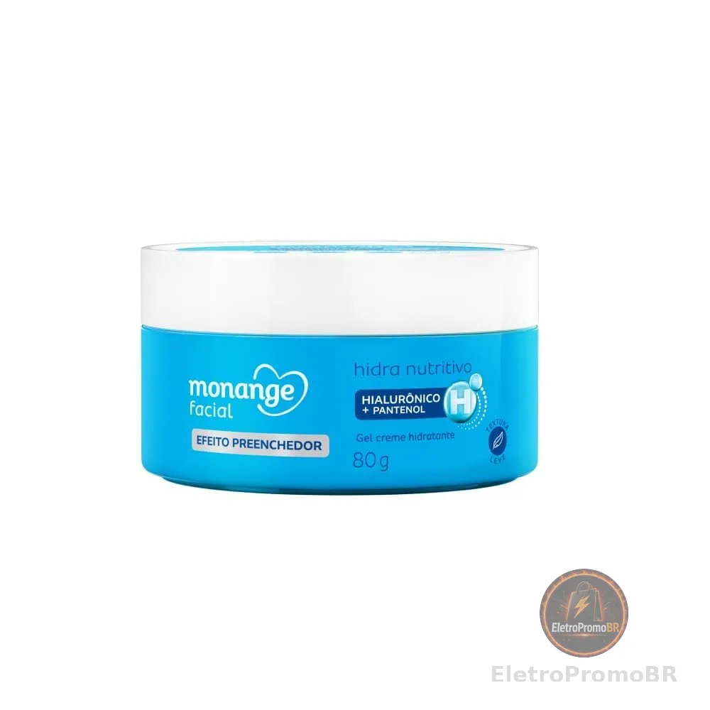 Hidratante Monange Facial Hidra Nutritivo com Ácido Hialurônico e Pantenol 80g