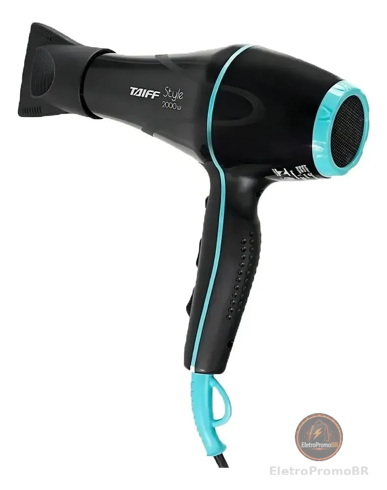 Secador De Cabelo Stylle Profissional Motor Ac 2000w Taiff Preto