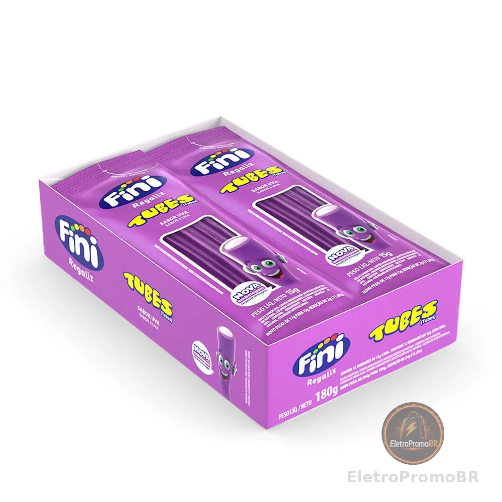 Fini Tubes Uva 12 unidades de 15g