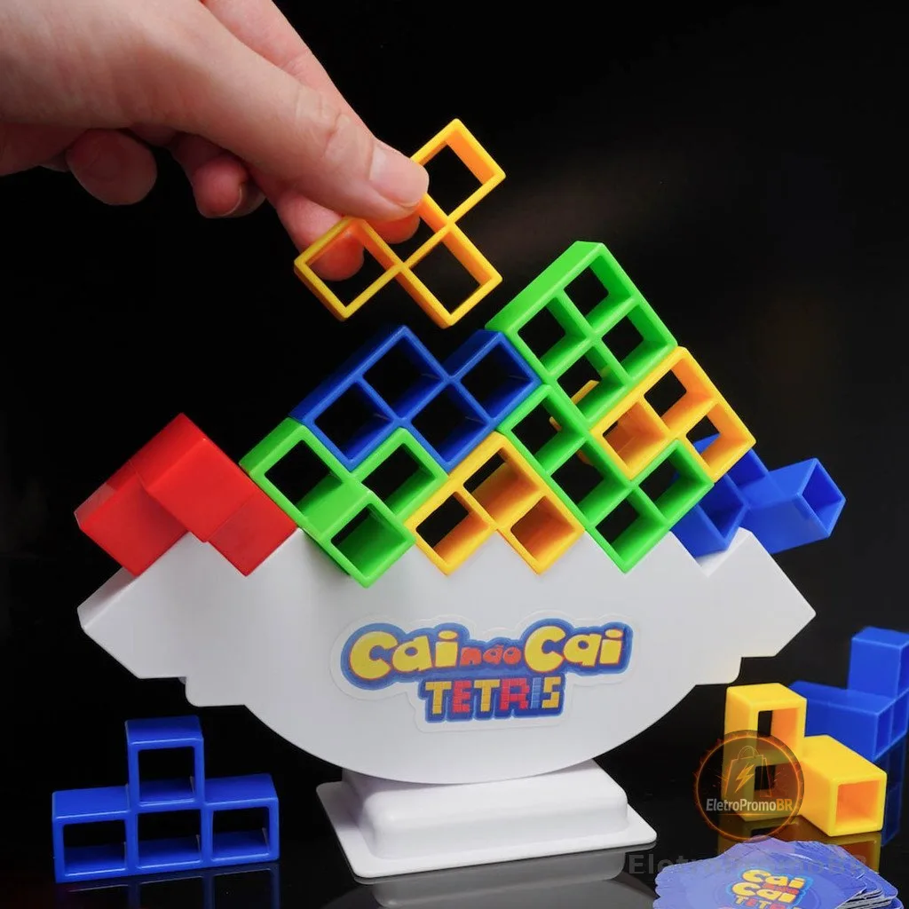 Jogo Cai Não Cai Tetris Agilidade e Equilíbrio Estrela Oficial