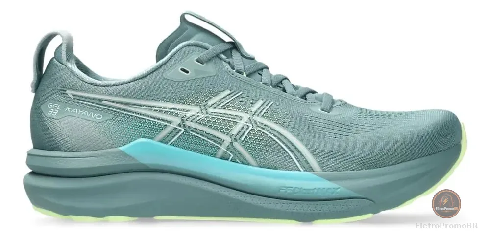 Tênis Asics Gel-kayano 33 - Masculino - Azul/amarelo Azul 41 Br
