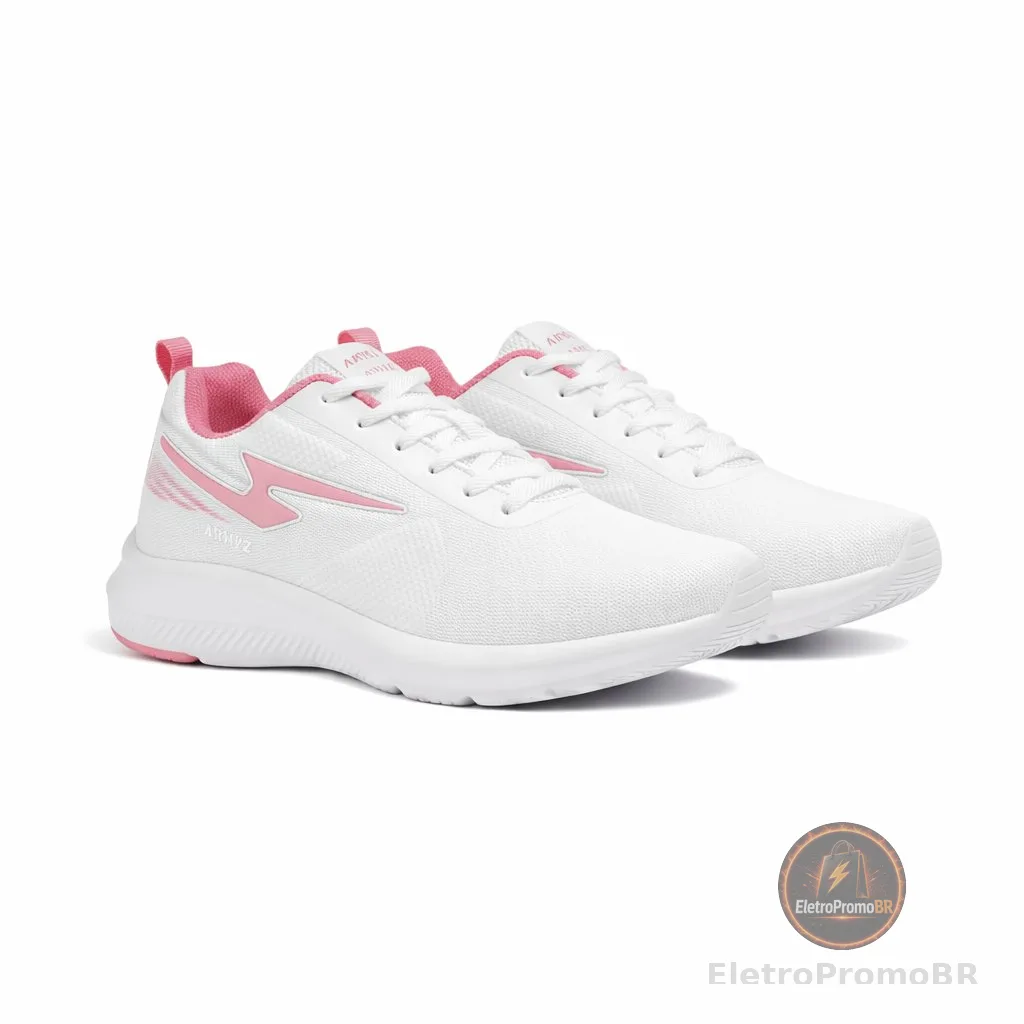 Tênis Feminino com Solado Flexível – Ideal Para Corrida, Caminhada e Academia