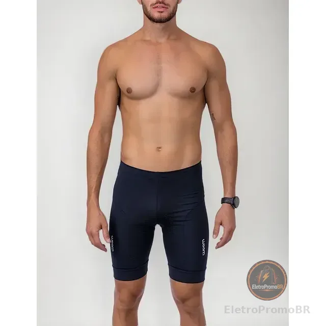 Bermuda Ciclismo Woom Supreme Basic Preto Masculina 2021