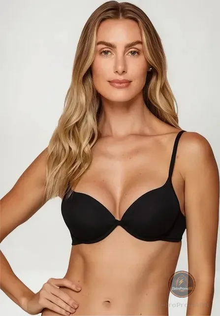 Sutiã Com Bojo Push Up Levanta Os Seios Reforçado Liebe