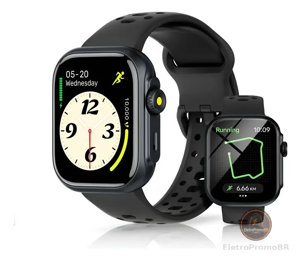 Relógio Smartwatch Bettdow FB041 GPS Alexa 5M/IP68 À Prova D'Água