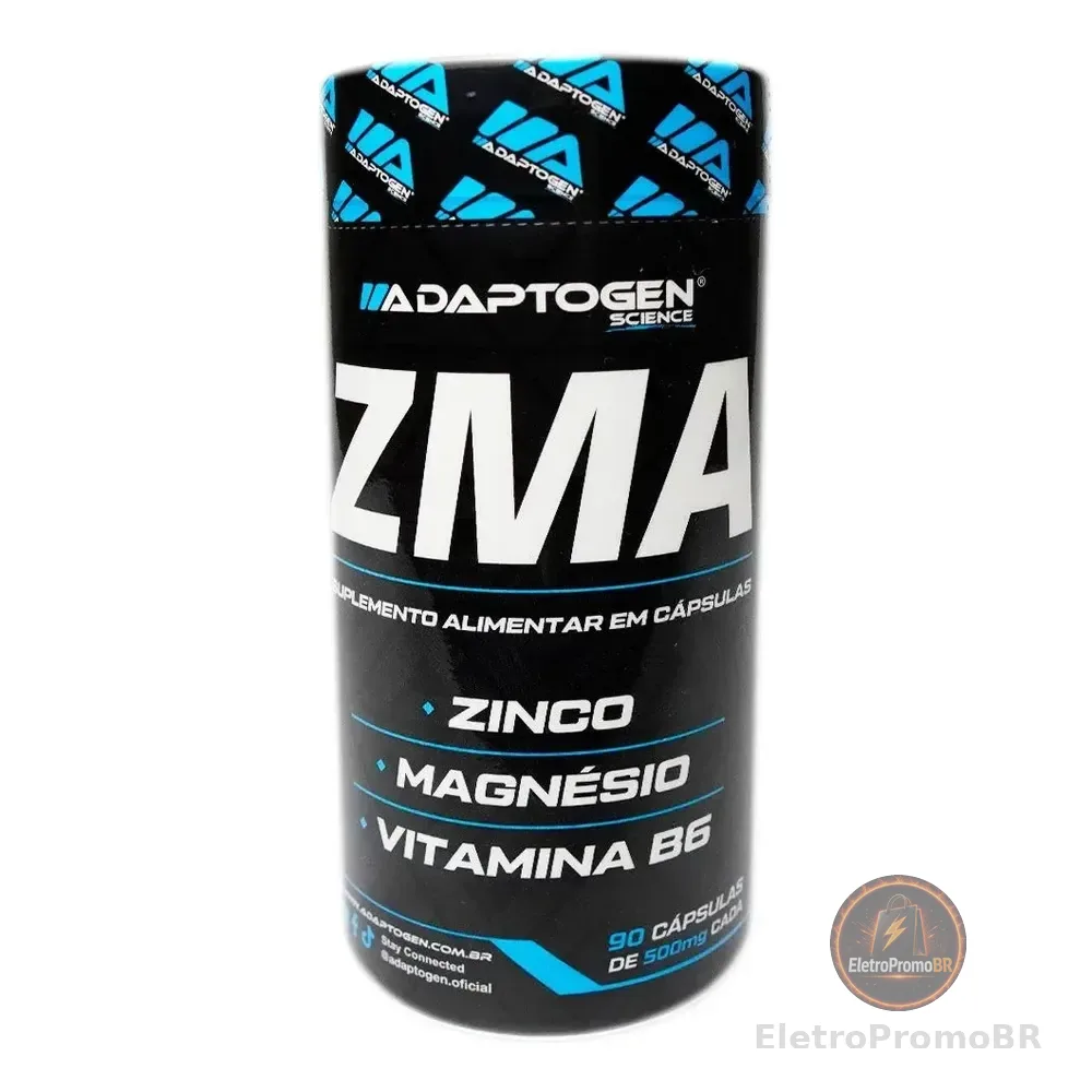 Zma 90 Caps Adaptogen - Massa Muscular + Testosterona