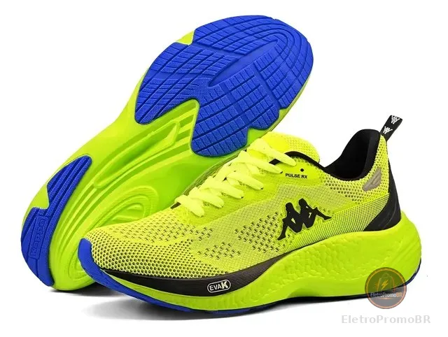 Tênis Kappa Pulse Rx Unissex Corrida Conforto