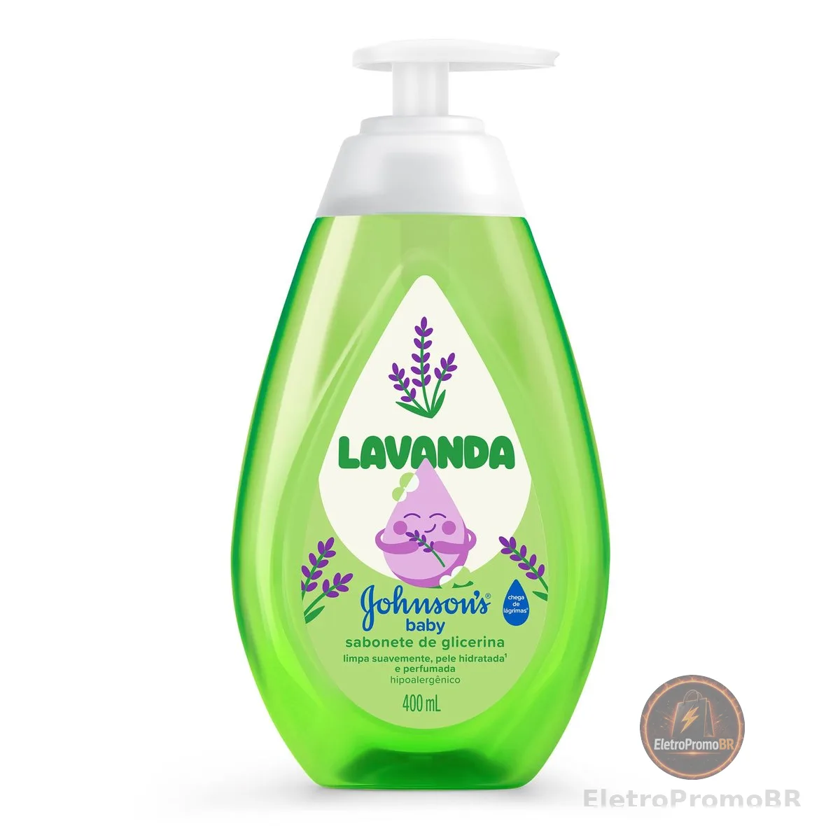 Sabonete Líquido Glicerina Lavanda JOHNSON’S® Baby, 400mL