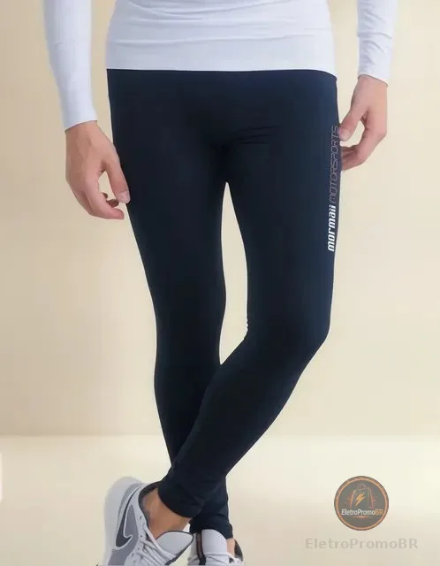 Calça Segunda Pele Treino Fitness Unissex Legging Mormaii