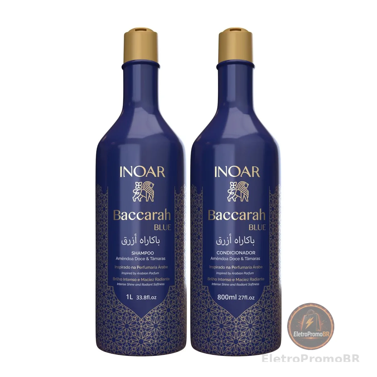 Kit Inoar Baccarah Blue Sh 1 L + Cond 800 Ml