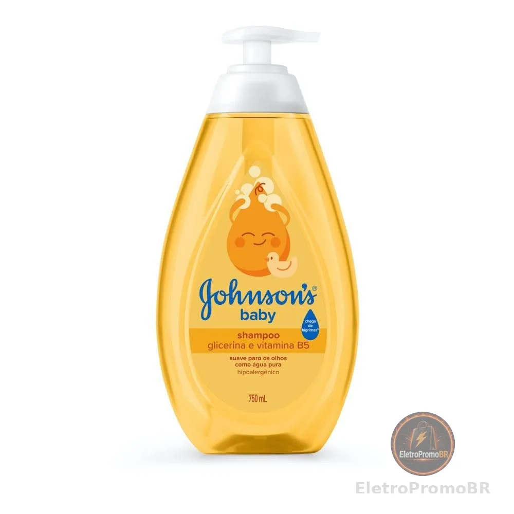 Johnson's Baby Shampoo Glicerina Para Bebê, 750ml