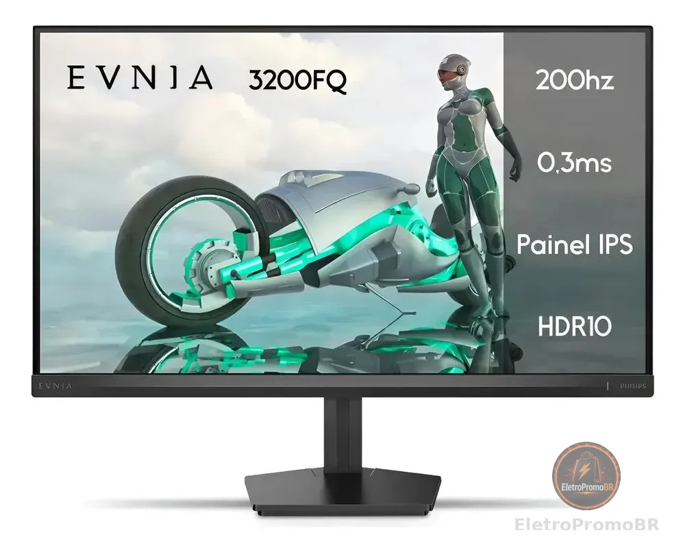 Monitor Gamer Phillips de 23.8" Full HD IPS com 200Hz