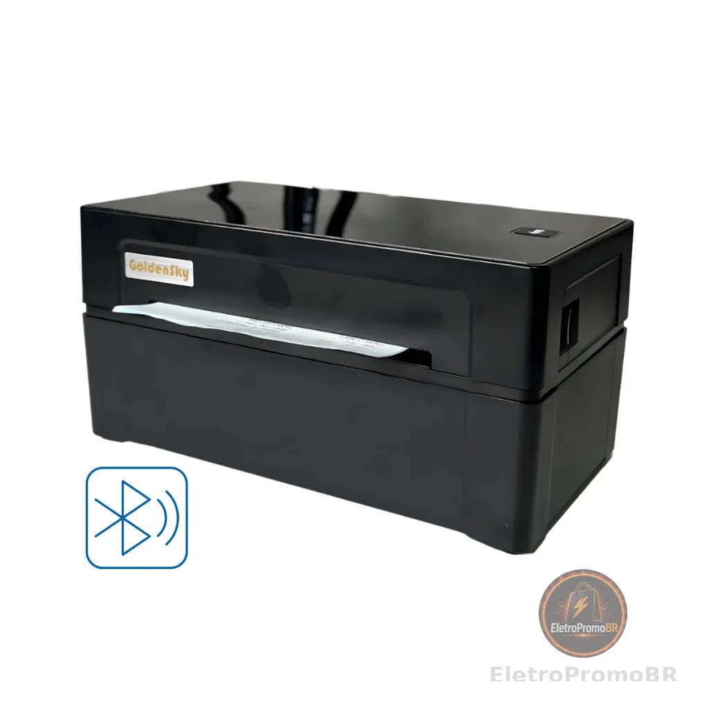 Impressora De Etiqueta Termica Goldensky Sem Ribbon 110mm Usb ecommerce envio