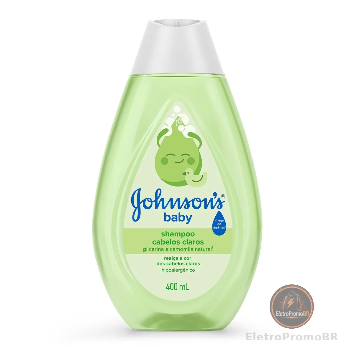 Shampoo Para Bebê Johnson's Baby Para Cabelos Claros, 400ml