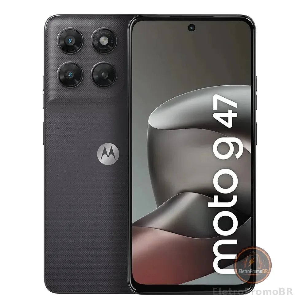 Smartphones Motorola Moto G47 5g - 256gb 12gb (4gb Ram + 8gb Ram Boost), Camera 50 Mp Sony Lytia 600, Tela Fhd+ De 120hz - Grafite