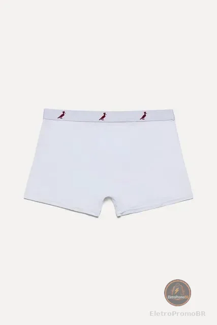 Kit 3 Cuecas Boxer Algodão Reserva