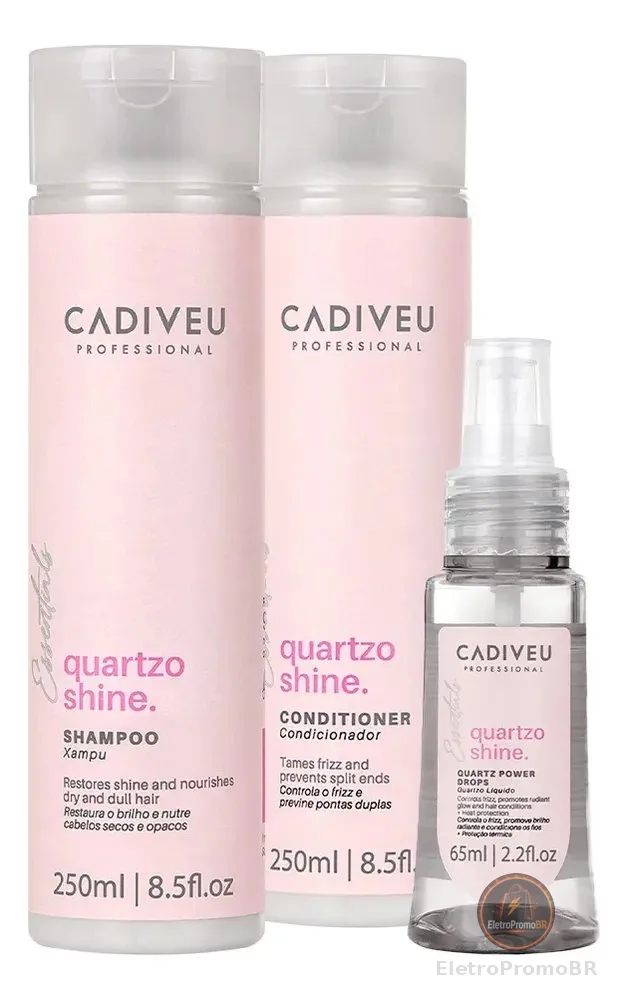 Cadiveu Professional Kit Quartzo Shine (3 Produtos)