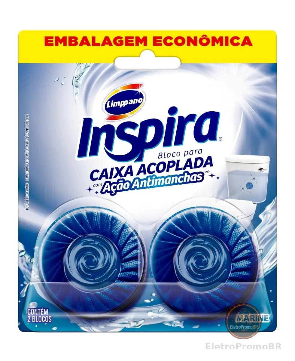 Limppano Bloco para Caixa Acoplada Marine com 2 unidades
