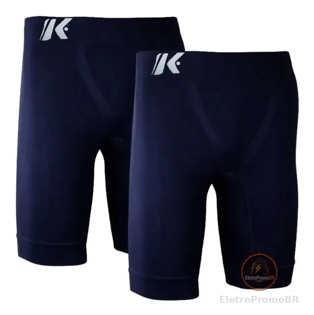 Kit 2 Bermuda Térmica Cueca Anti Assadura Esportiva Premium