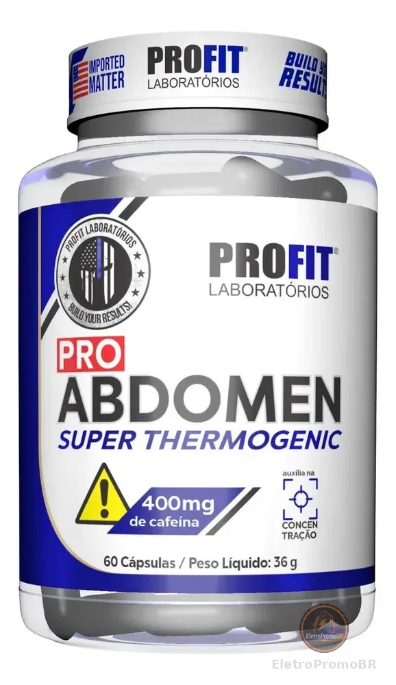 Pro Abdomen 60 Cápsulas - Profit Laboratórios Sabor Sem sabor