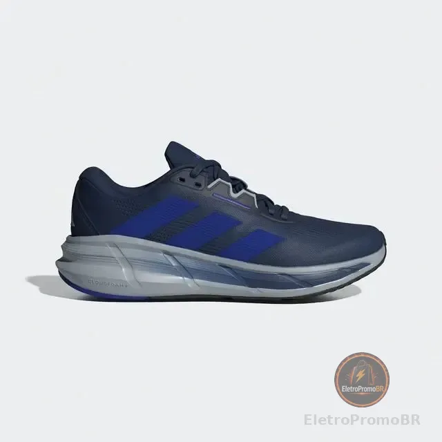 Tênis Masculino Questar 3 adidas Tecind/lucblu/halsil Liso 39 Br