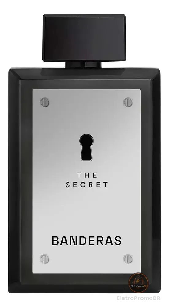 Perfume Masculino Banderas The Secret EDT 200 ml - Oriental Especiado Fresco - Perfume importado masculino de Banderas, expressa masculinidade e sensualidade.
