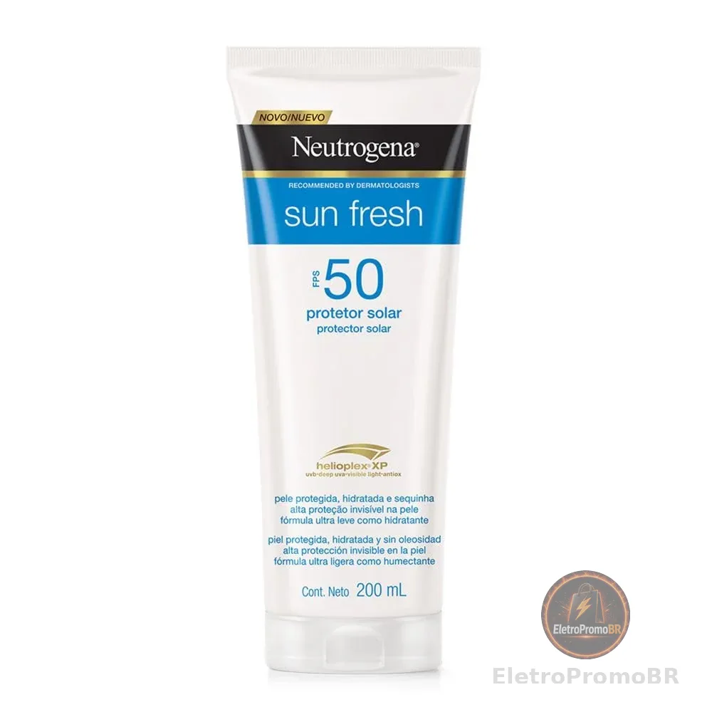 Neutrogena Sun Fresh Protetor Solar Corporal, FPS 50, 200ml