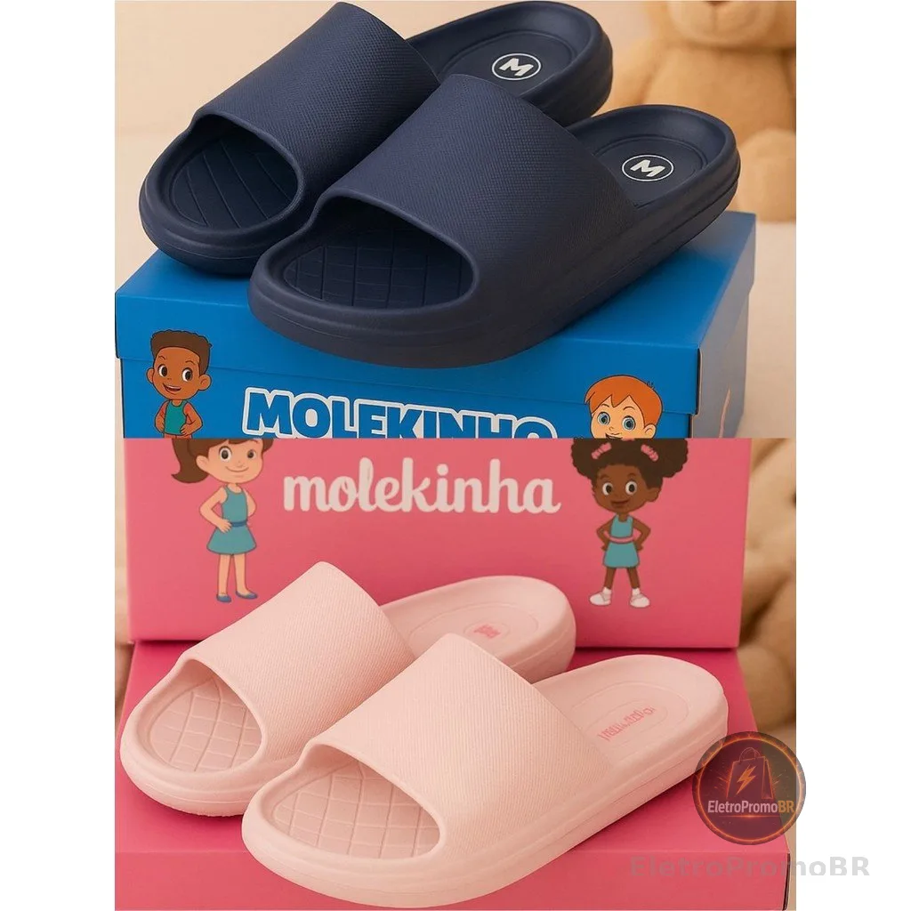 Sandália Infantil Chinelo Eva Anti-Derrapante