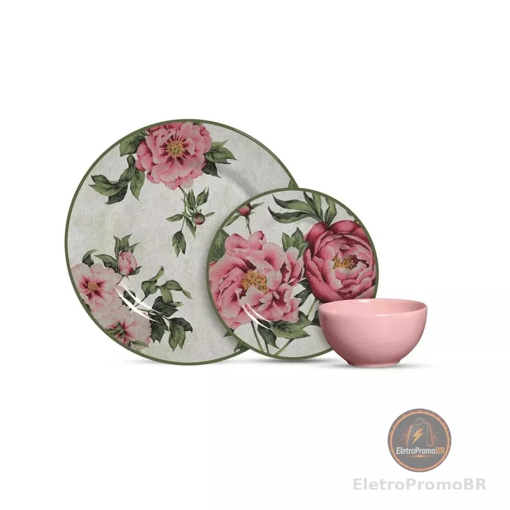 Aparelho de Jantar 12 pçs Peonia Alleanza