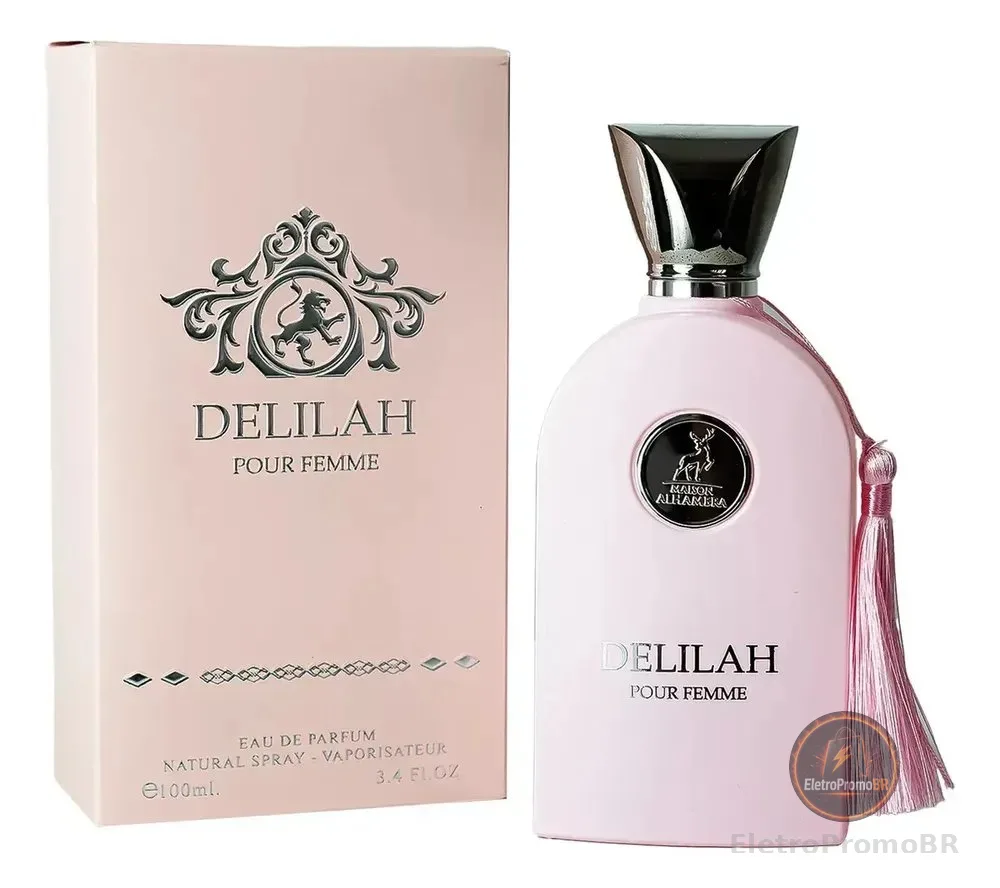Perfume Árabe Delilah Maison Alhambra Eau De Parfum 100 Ml color rosa