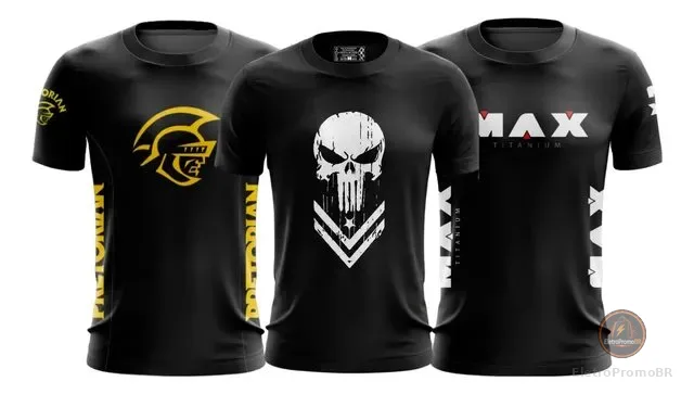 Kit 3 Camisetas Jiu-jitsu Dry Fit Academia Treino Musculação
