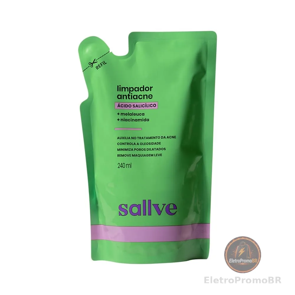 Sallve Refil Limpador Facial Antiacne 240ml