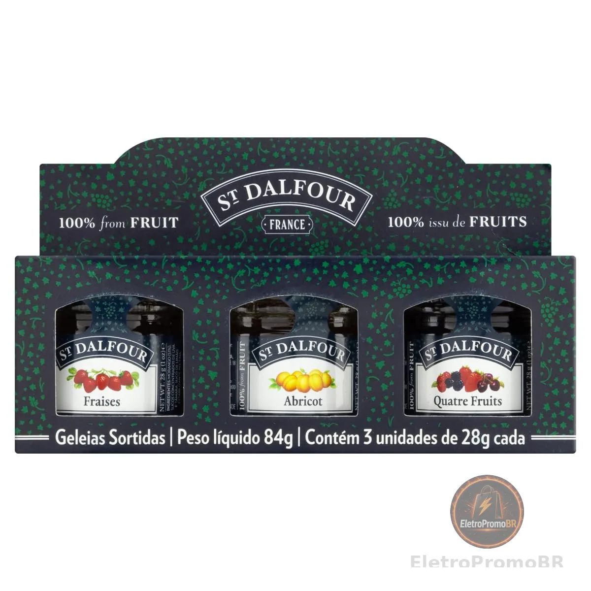 Kit Mini Geleia Francesa St Dalfour 84g - Importada