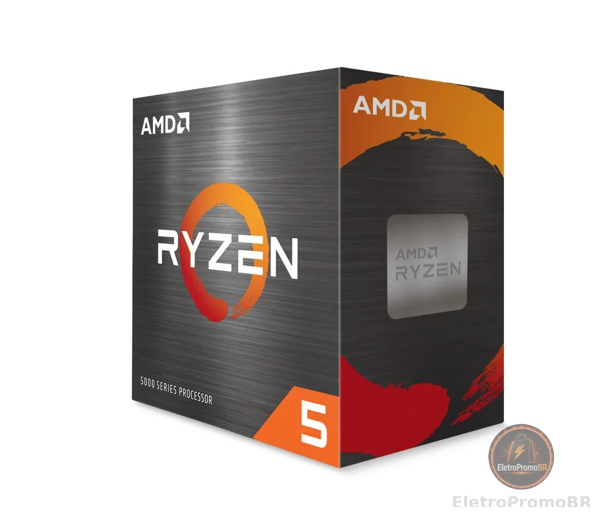Processador AMD Ryzen 5 5500 100100000457BOX, Cerâmica Cinza