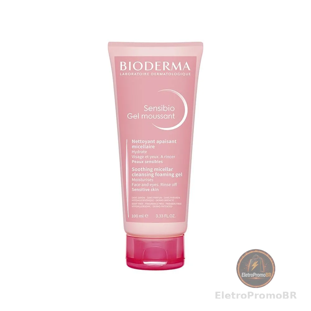 BIODERMA Gel de Limpeza Micelar Calmante e Hidratante Sensibio Gel Moussant 100ml