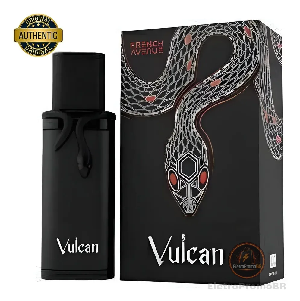 Perfume Arabe Vulcan Black French Avenue 100ml Eua De Parfum