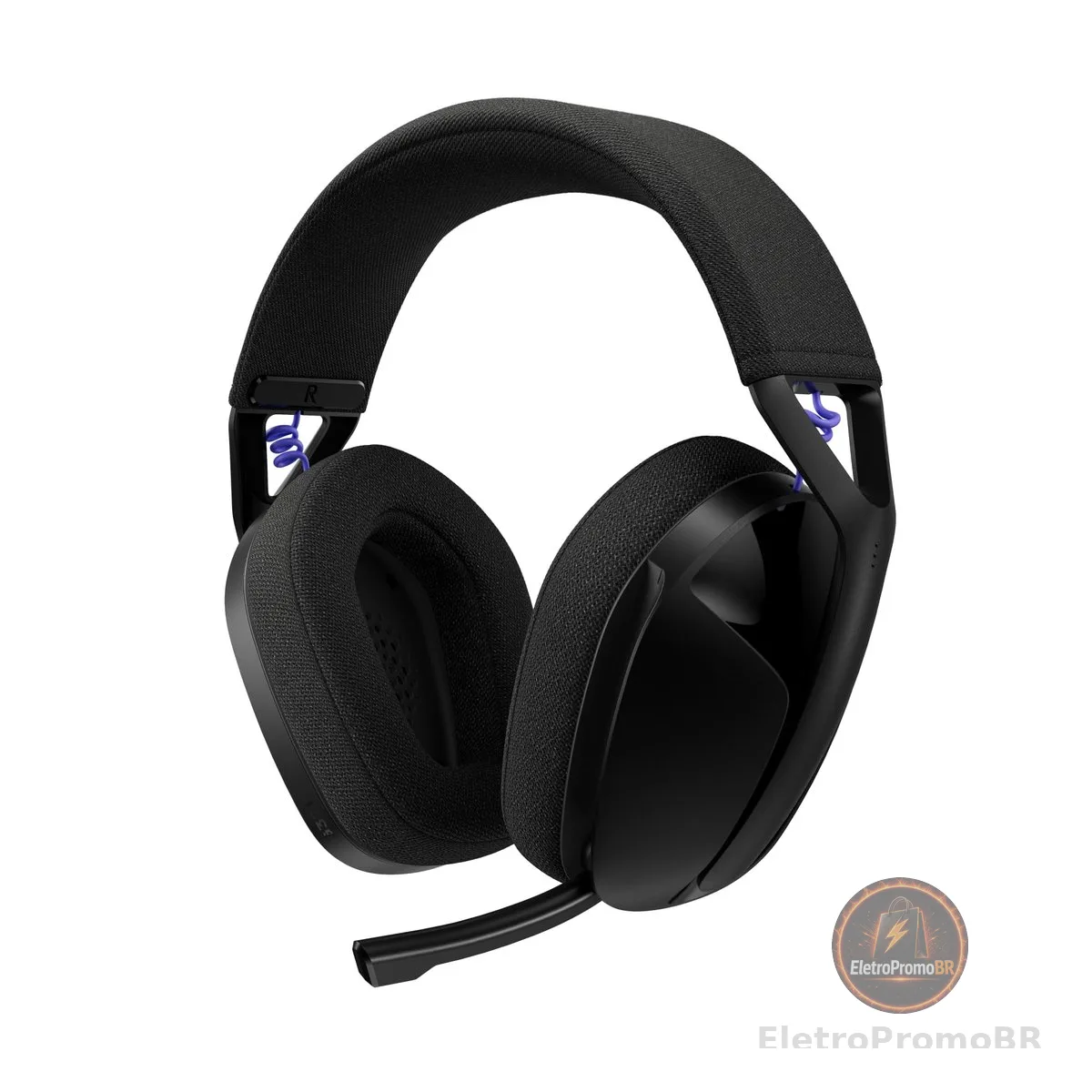 Logitech Headset Gamer Sem Fio G321 Preto Lightspeed Bluetooth Microfone Boom 16kHz Bateria 20H Compatível c/ PC PS4 PS5 Nintendo Switch e Smartphone